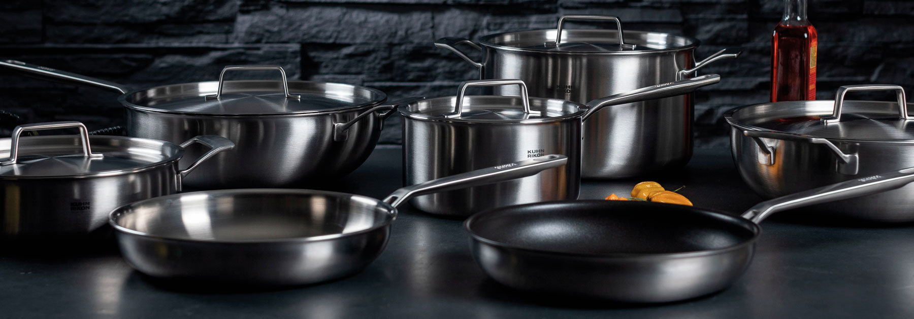 Five-ply, multi-layer, core, cookware, even heat